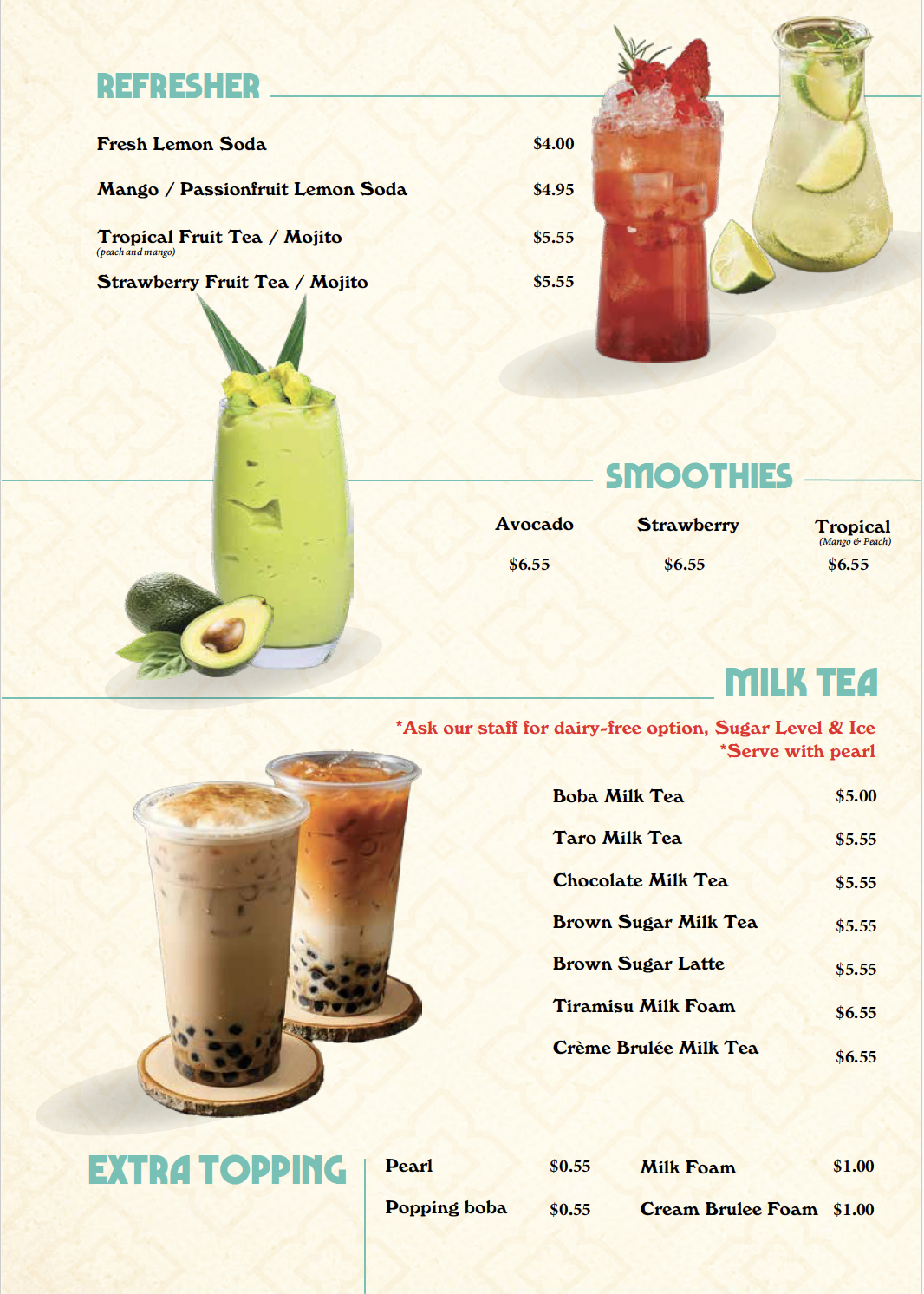 Menu page 14